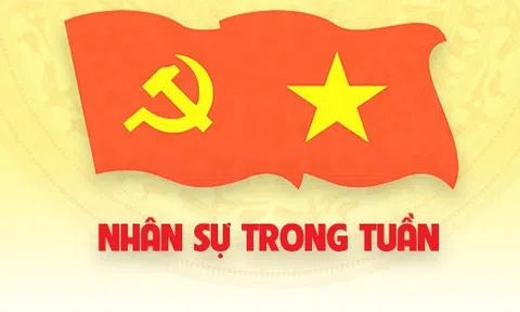 Nhân sự trong tuần: Điều động, phân công, bổ nhiệm nhiều vị trí quan trọng