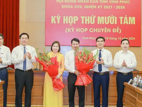 Nữ Phó Trưởng ban và Chủ tịch HĐND huyện được bầu làm Phó Chủ tịch tỉnh