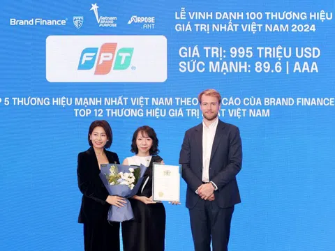 Giá trị thương hiệu FPT xấp xỉ mốc 1 tỷ USD