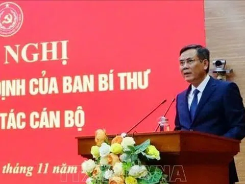 Công bố quyết định của Ban Bí thư về công tác cán bộ