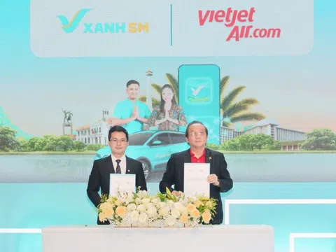 Vietjet hợp tác với Xanh SM, thúc đẩy giao thông bền vững giữa Việt Nam-Indonesia