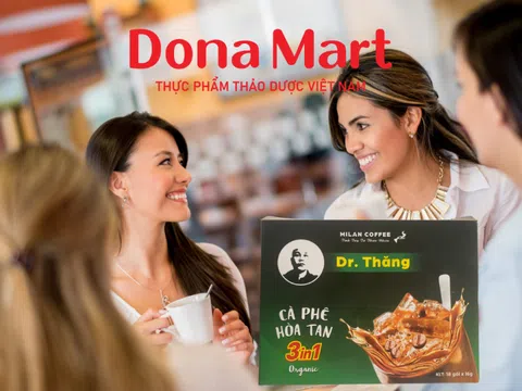 Cà phê hòa tan 3 In 1 Organic "Dr. Thăng" của Milan Coffee